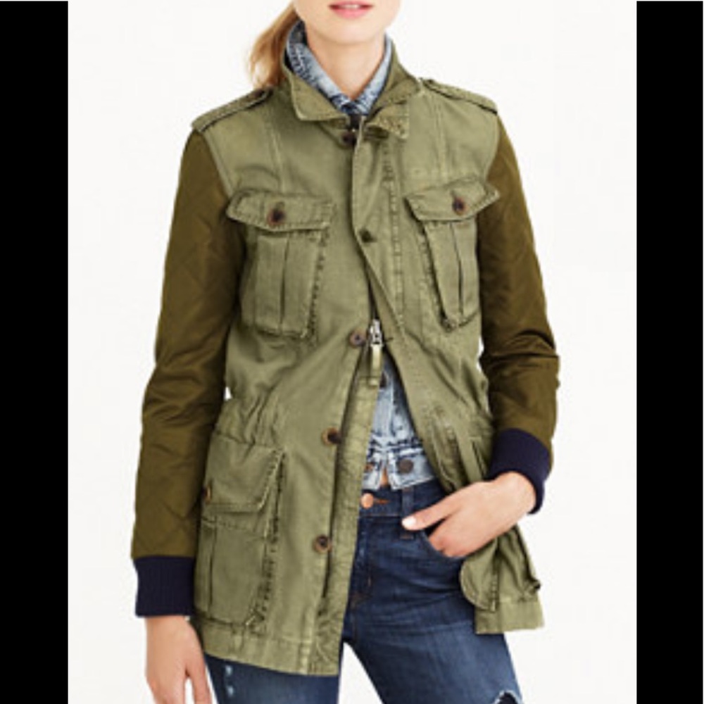 J. Crew Boyfriend Fatigue jacket size M